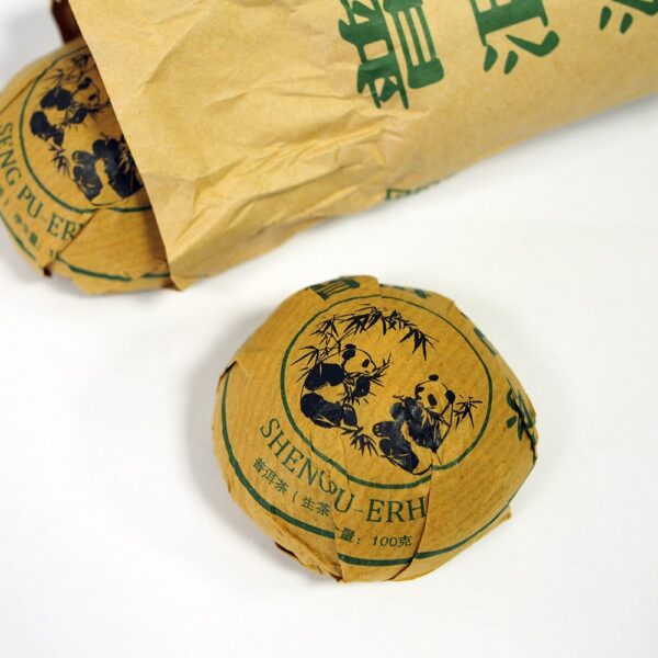 Чай Шен Пуэр «Зеленая Панда» № 807 (100г)