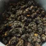 Чай Габа улун №219 розсипний скручені темно-зелені листочки сферична скрутка тайванський улун GABA