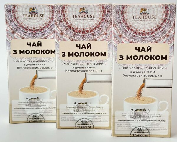 Чай кенійський з вершками Milk Tea 3 стіки*20 г №571