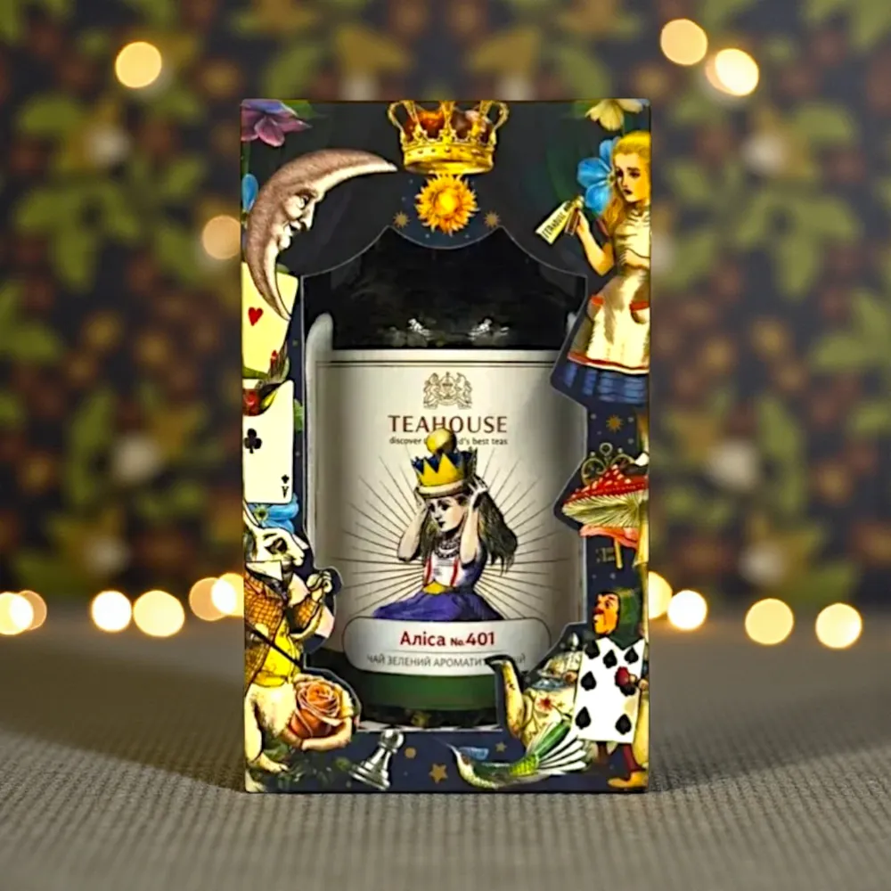головна alisa-768x768 Чай Аліса №401 у скляній банці , 175г - Зображення 1