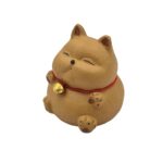 Чайная фигурка кот с колокольчиком — изображение 4