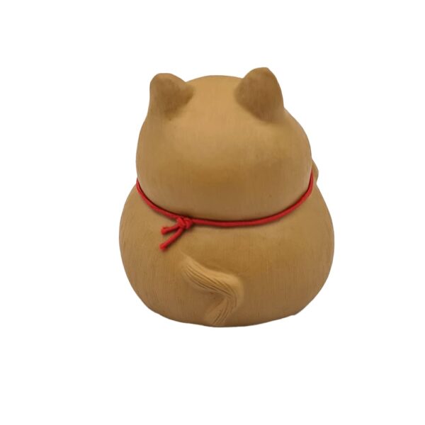 Чайная фигурка кот с колокольчиком — изображение 3
