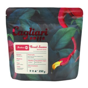 Кофе Бразилия Сантос (Cagliari) 250 гр.