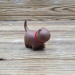 Фигурка кот в красном ошейнике — изображение 4