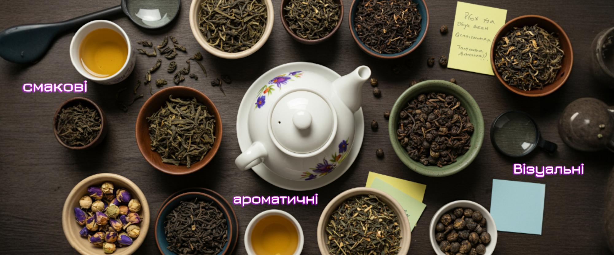Як вибрати якісний чай: візуальні, смакові, ароматичні маркери