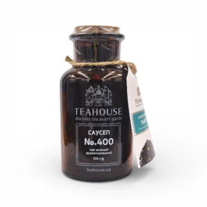 Чай Саусеп зелений №400 (в скляній банці, 100г)