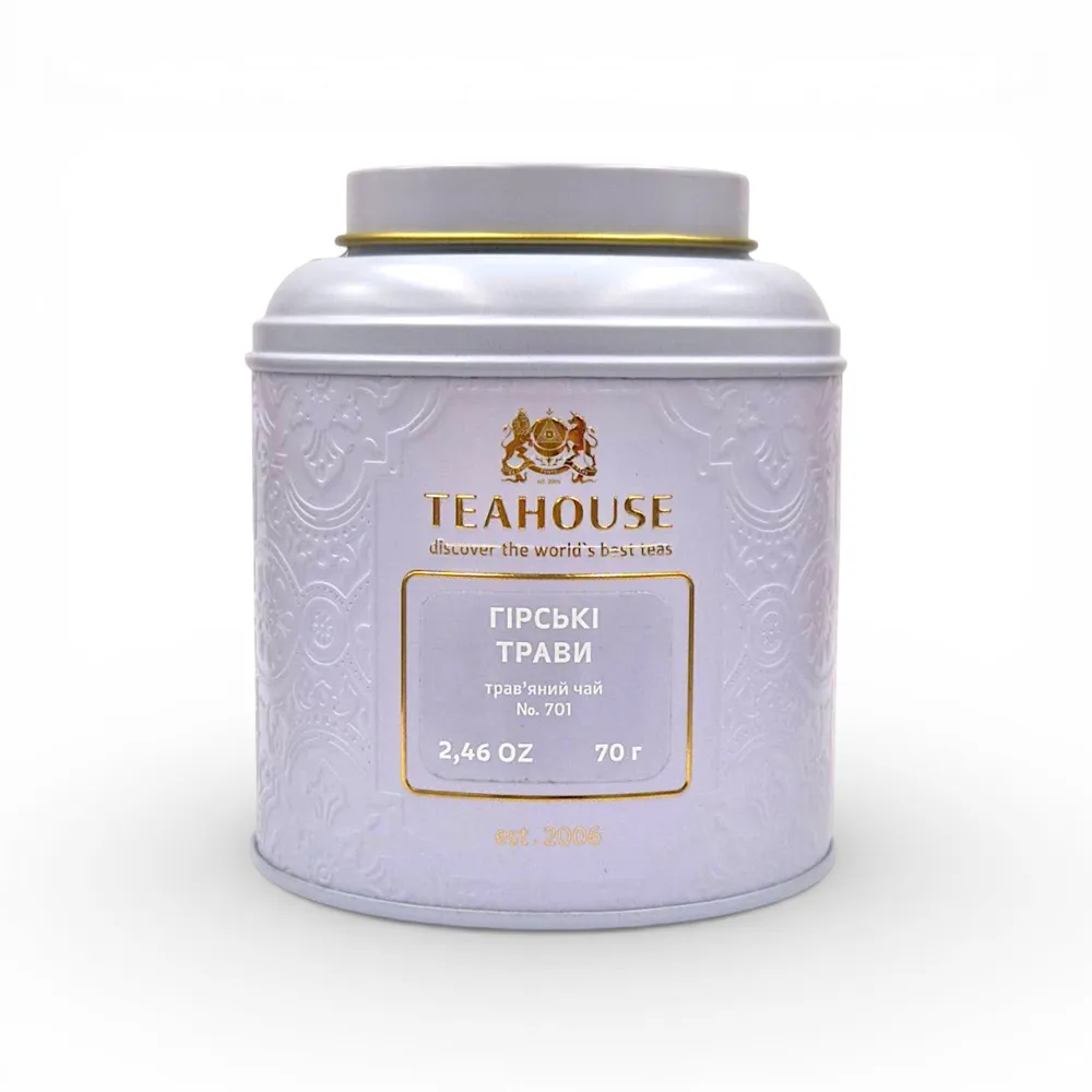 головна Чай Гірські трави №701, 70г ж_б Чай Гірські трави №701, 70г ж/б — изображение 1