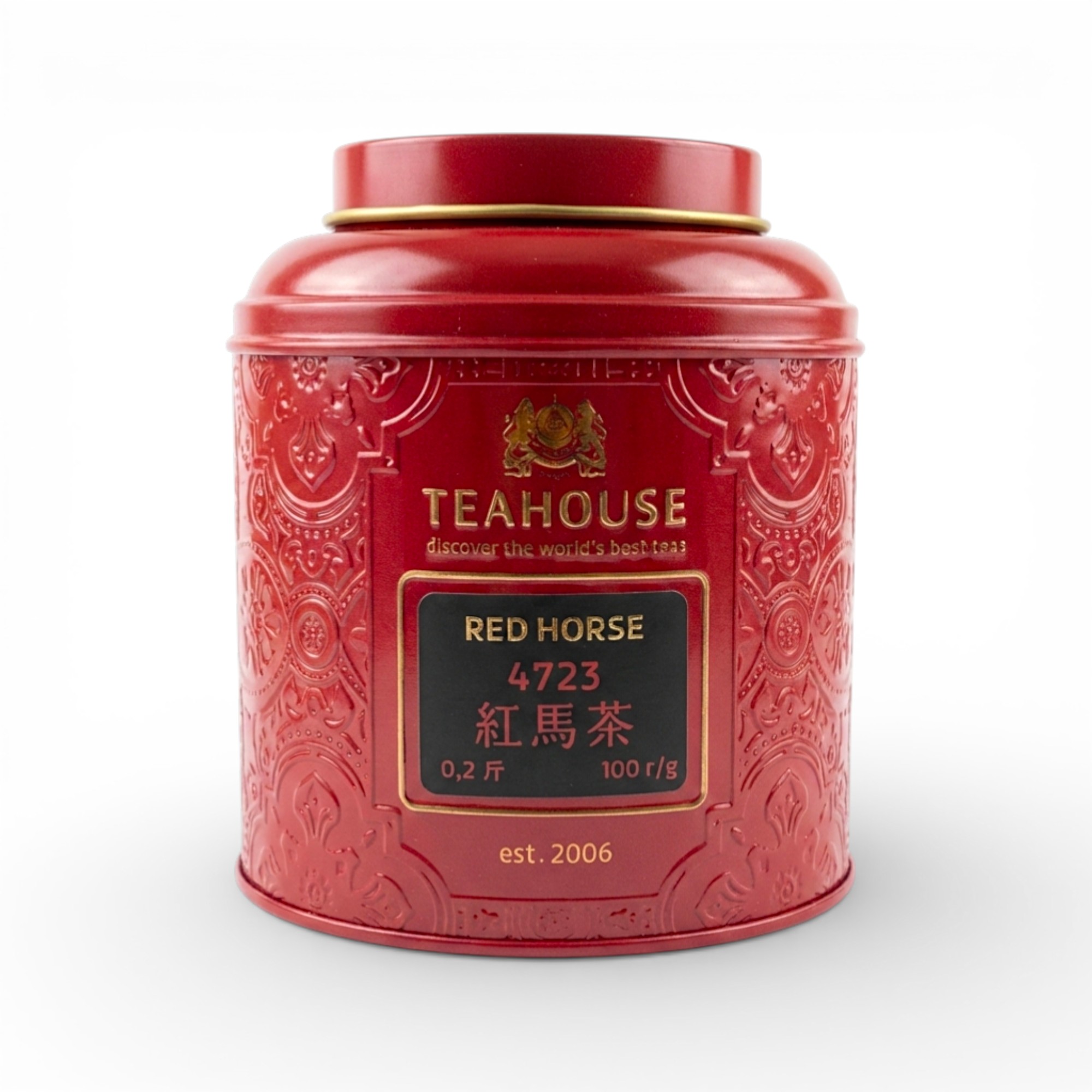 ред хорс баночка Чай Red Horse №4723, 100г ж/б - Image 1