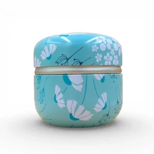 Жерстяна банка для чаю "Флора" 85×85