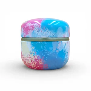 Жерстяна банка для чаю "Палітра" 85×85