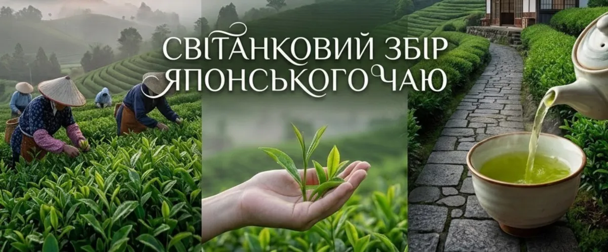 Феномен ранкового збору: як роса та час впливають на хімію японського чаю.