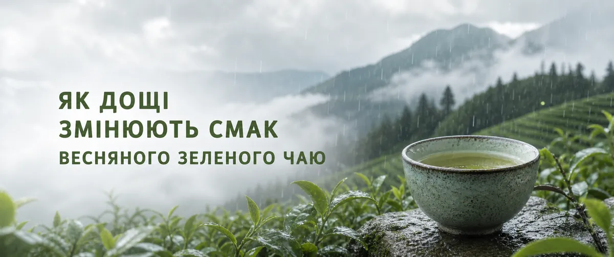 Рre-rain vs after-rain? Як дощі змінюють смак весняного зеленого чаю