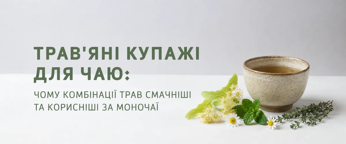 Трав'яні купажі: чому комбінації трав смачніші та корисніші за моночаї