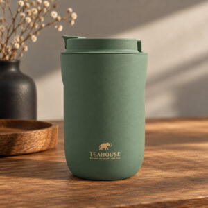 Термочашка TEAHOUSE зелена, 380 мл